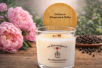Duftkerze Pfingstrose & Pfeffer Mittel (140g) - MeinKerzenzauber
