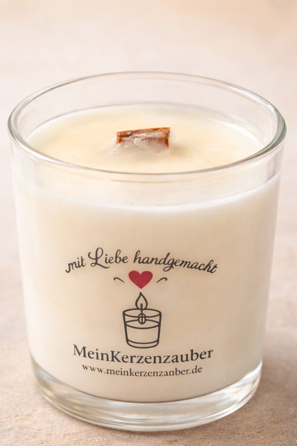 Duftkerze Lavendel Mittel (140g) ätherisches Öl - MeinKerzenzauber