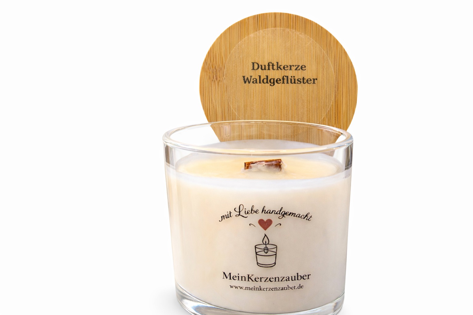 Duftkerze Waldgeflüster Mittel (140g) - MeinKerzenzauber