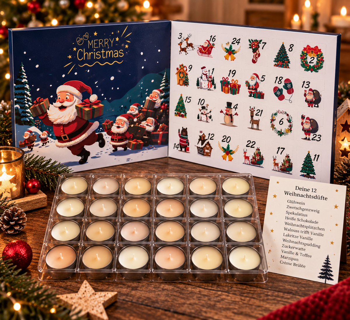 🎄 MeinKerzenzauber Adventskalender – 24 Duftmomente 🕯️✨ - MeinKerzenzauber